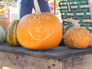 Dora, Nipomo Pumpkin Patch best carving idea